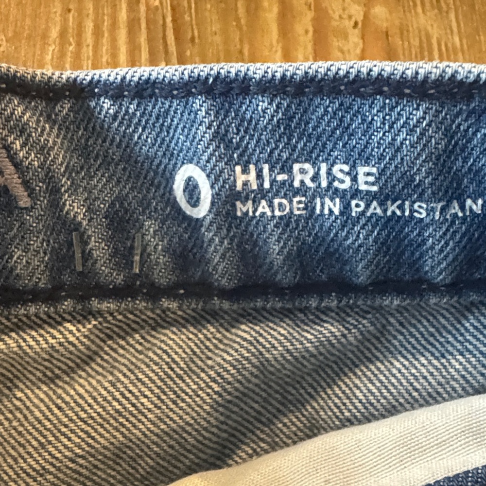 Arizona Jean Company Hi Rose Light Blue Distressed Shorts - Picture 3 of 4